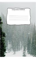 Composition Notebook: Journal Snow Theme Cover For School Kids and Adults that Love Creative Writing