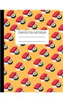 Sushi Composition Notebook