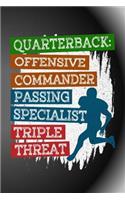 Quarterback Commander Passing Specialist Triple Threat