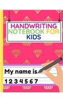 Handwriting Notebook for Kids