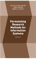 Formulating Research Methods for Information Systems