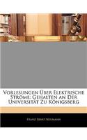 Vorlesungen Uber Elektrische Strome