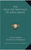 Selected Writings of John Marin