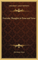 Everyday Thoughts in Prose and Verse