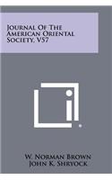 Journal of the American Oriental Society, V57