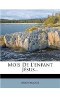 Mois De L'enfant Jésus...