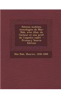 Poemes Mobiles; Monologies de Mac-Nab, Avec Illus. de L'Auteur Et Une Pref. de Coquelin Cadet