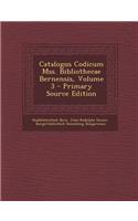 Catalogus Codicum Mss. Bibliothecae Bernensis, Volume 3