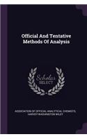 Official And Tentative Methods Of Analysis