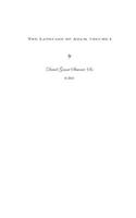Language of Adam, volume 1