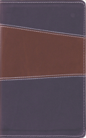 Message Remix 2.0-MS: The Bible in Contemporary Language; Vintage Navy/Brown, Youth, Leather Look