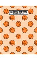 Basketball Isometric Graph Paper Notebook