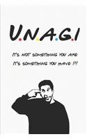 Unagi friends TV show funny notebook