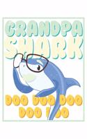 Mens Grandpa Shark Doo Doo Doo