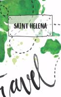 Saint Helena: Ruled Travel Diary Notebook or Journey Journal - Lined Trip Pocketbook for Men and Women with Lines