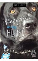 Pawprints On My Heart 32: Glossy Photo Cover Detail of Black with Grey Fur, 6"x9" journal with 160 lined pages for Animal Lovers