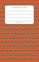 Witch Pattern - Composition Book: College Ruled - 200 pages - 100 Sheets - 7.44"x 9.69"