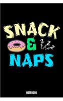Snack & Naps Notebook: Food Daily Food Journal I Food Diary I Daily Food Tracker I Food Log Book I Track meals for weight loss and diet I Active Healthy Healthful Food Log