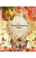 Fall and Thanksgiving Planner