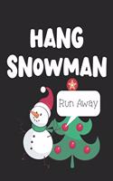 Hang Snowman: Winter Activity Book Hangman Pages with Christmas Word Bank