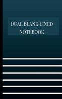 Dual Blank Lined Notebook