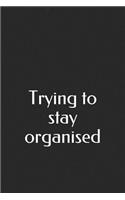 Trying to Stay Organised: A Weekly Planner for Your Everyday Needs
