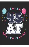 45 AF