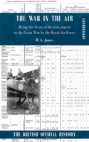 War in the Air. Being the Story of the part played in the Great War by the Royal Air Force: Appendices