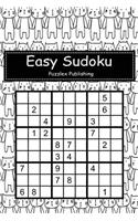 Easy Sudoku: Sudoku Puzzle Game For Beginers With Hand Drawn Cats Cover