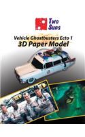 Vehicle Ghostbusters Ecto1 3D Paper Model: How to collect your car from the movie Ghostbusters with Worksheets