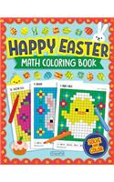 Happy Easter Math Coloring Book