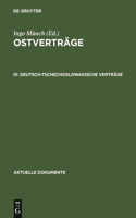 Deutsch-Tschechoslowakische Verträge