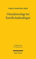 Urkundenvorlage bei Kartellschadensklagen
