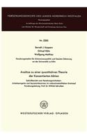 Ansätze zu einer quantitativen Theorie der Konzertierten Aktion: Schlußbericht zum Forschungsvorhaben: Arbeitsentgelte und Sozialeinkommen im volkswirtschaftlichen Kreislauf Forschungsleitung: Prof. Dr. Wilfrid Sc(Forschungsberichte des Landes Nordrhein-Westfalen)