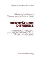 Identität Und Differenz