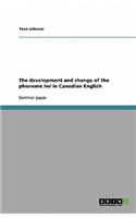 The development and change of the phoneme /w/ in Canadian English
