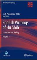 English Writings of Hu Shih