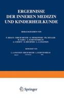 Ergebnisse Der Inneren Medizin Und Kinderheilkunde