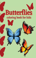 Butterflies coloring book for kids