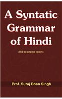 A Syntactic Grammar Of Hindi