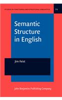 Semantic Structure in English