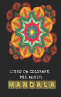 Libro da colorare per adulti Mandala