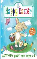 Happy Easter Activity Book for Kids Ages 4-8