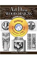 Art Deco Wood Designs CD-ROM & Book