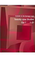 Twentyone Studies Op.1 1-21