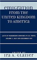 Emigration from the United Kingdom to America