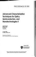 Advanced Characterization Techniques for Optics, Semiconductors, and Nanotechnologies II