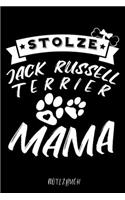 Stolze Jack Russell Terrier Mama Notizbuch