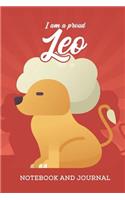 I am a Proud Leo Notebook and Journal