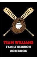 Team Williams Family Reunion Notebook